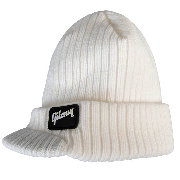 GIBSON Radar Knit Beanie, White G-BEANIE4 �ĥ��դ��˥å�˹�ҥ��֥����