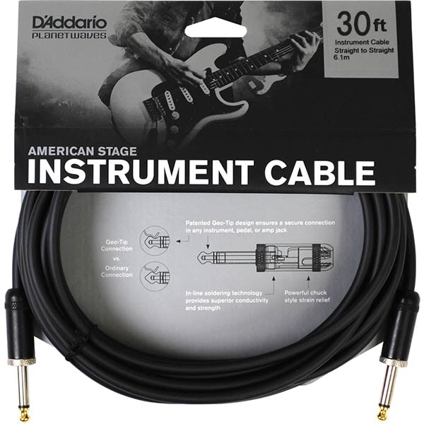 D'Addario ダダリオ シールドケーブル (ギターシールド) Custom Series Circuit Breaker Cable ギター シールド ケーブル D\u0027Addario ダダリオ PW-CGT-10 3.05m