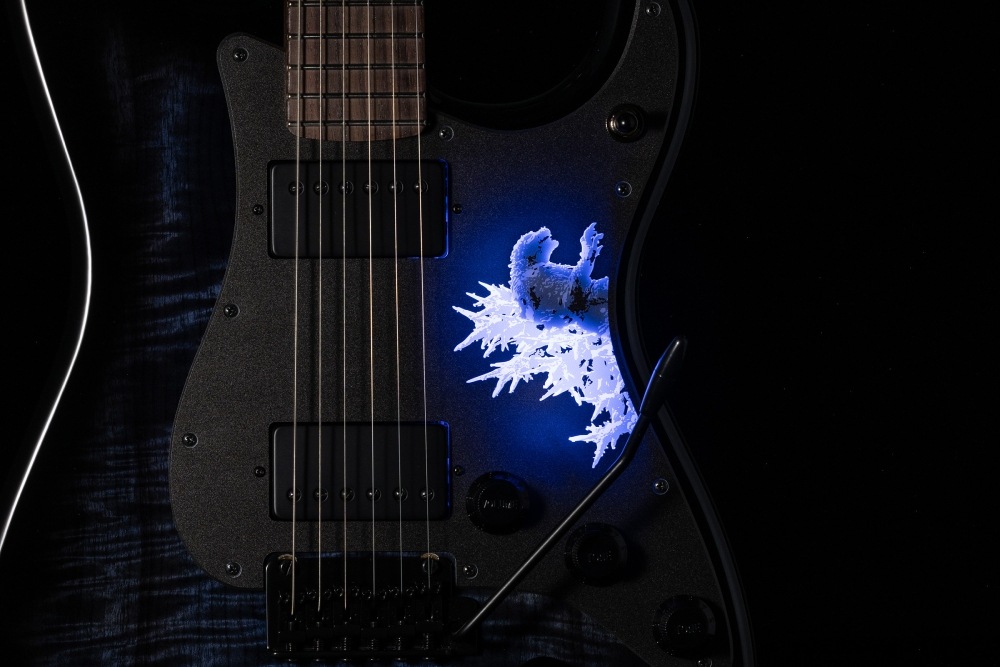 Fender Made in Japan Godzilla Stratocaster, Rosewood Fingerboard, Godzilla Blue ������ҥե��������