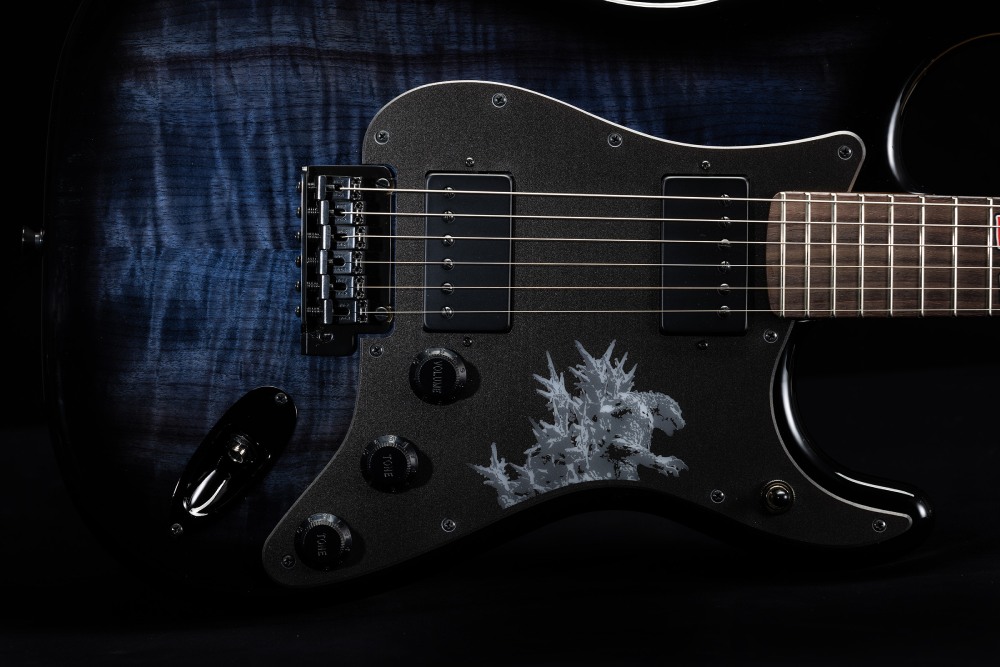 Fender Made in Japan Godzilla Stratocaster, Rosewood Fingerboard, Godzilla Blue ������ҥե��������