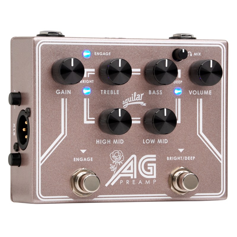 aguilar AG PREAMP/DI PEDAL Breast Cancer Awareness Edition �١����ѥץꥢ��� DI�ҥ�����顼��