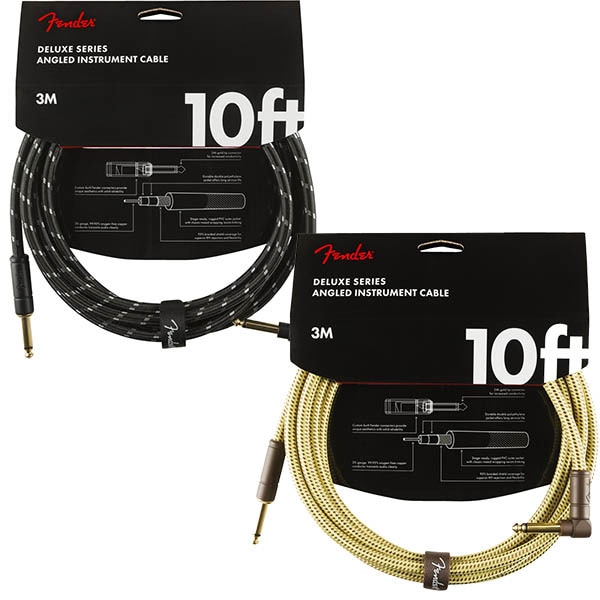 Fender Deluxe Tweed Cable 10ft（約3m）Straight/Angle ケーブル