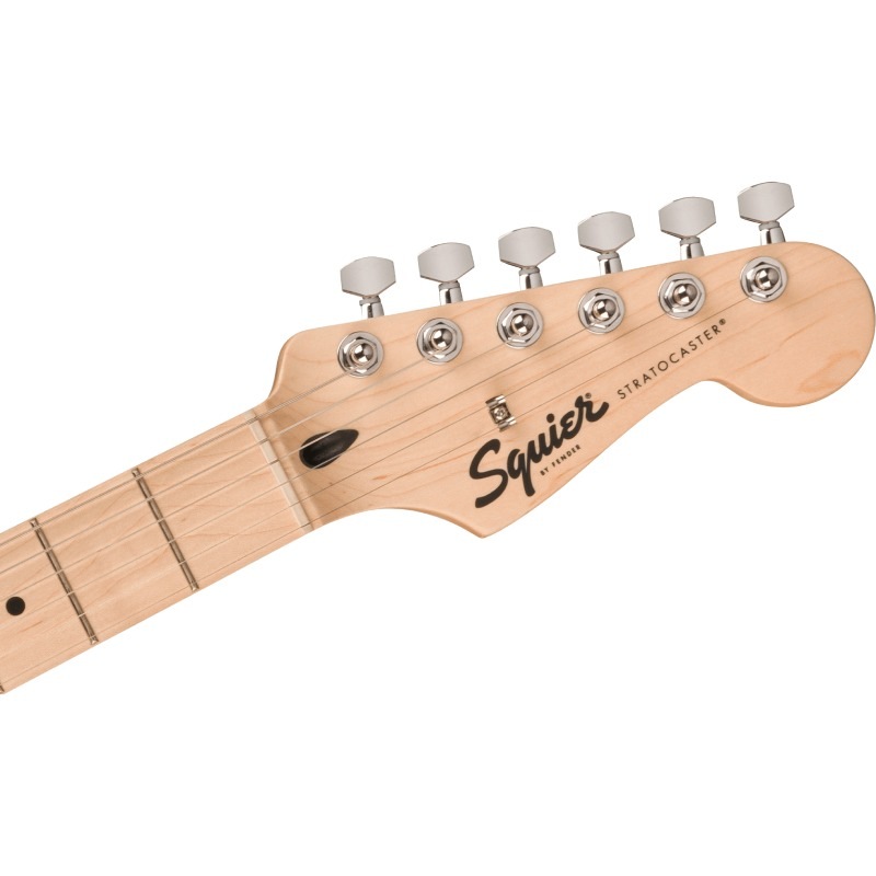 Squier by Fender Squier Sonic Stratocaster, Maple Fingerboard, White Pickguard, Black�ҥ����磻�� �ե��������
