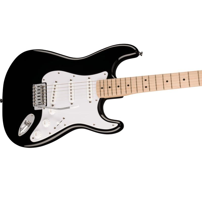Squier by Fender Squier Sonic Stratocaster, Maple Fingerboard, White Pickguard, Black �����磻�� �ե������