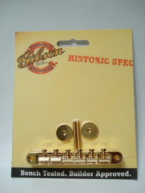 Gibson/�֥�å� PBBR-065 ��Historic Spec Non-Wire Tune-O-Matic Bridge Gold�� �ҥ��֥���/�ѡ��ġ�