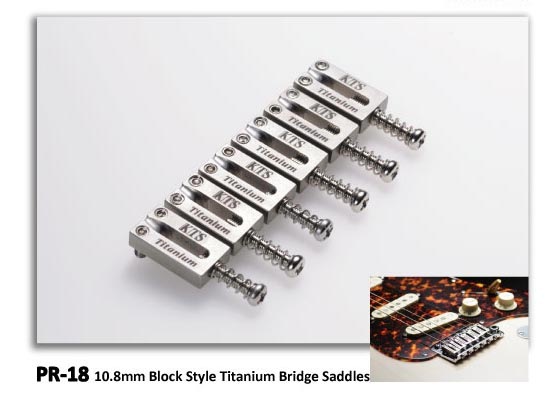 KTS PR-18 Titanium Saddles Block-type サドルセット | パーツ(ペグ 