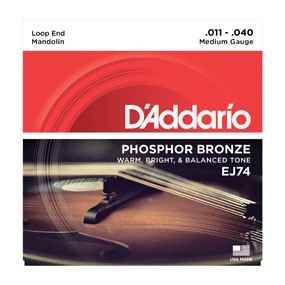 D'addario/ޥɥ/EJ74 Mandolin/Meduim/Phospor Bronzeҥꥪ