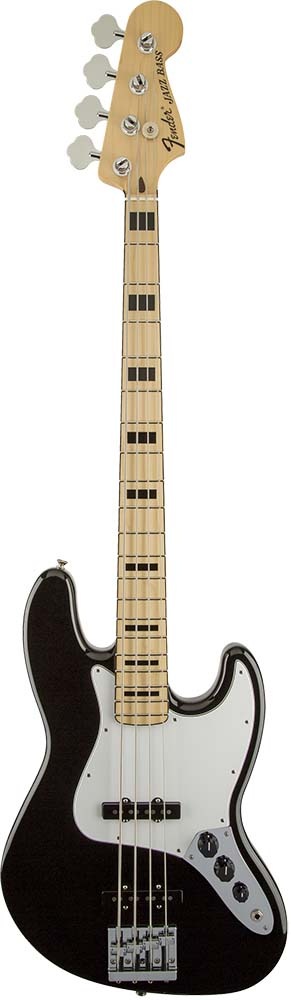 Fender Geddy Lee Jazz Bass®, Maple Fingerboard, Black