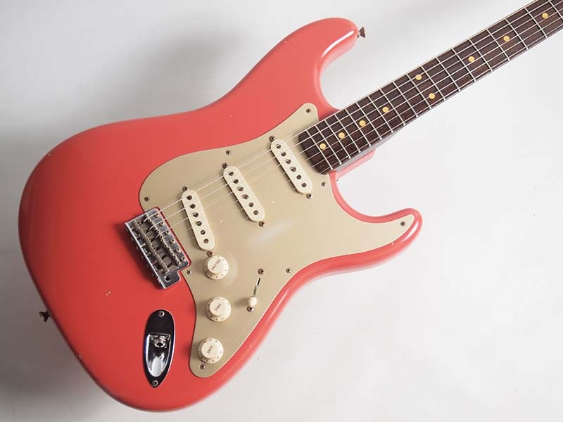 Fender Custom Shop/Limited Edition '50s Stratocaster Rosewood Neck Journeyman Relic Faded Fiesta Red�ڥե��������