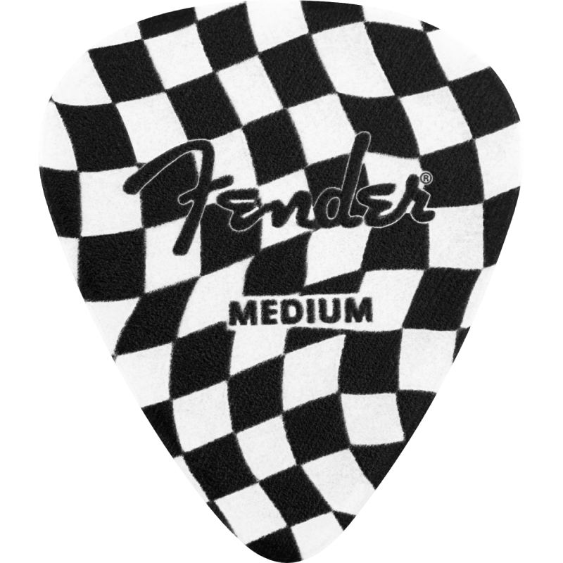 Fender 351 Celluloid Picks, Checkerboard, (8) �ԥå�  (�ե������)