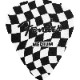 Fender 351 Celluloid Picks, Checkerboard, (8) �ԥå�  (�ե������)