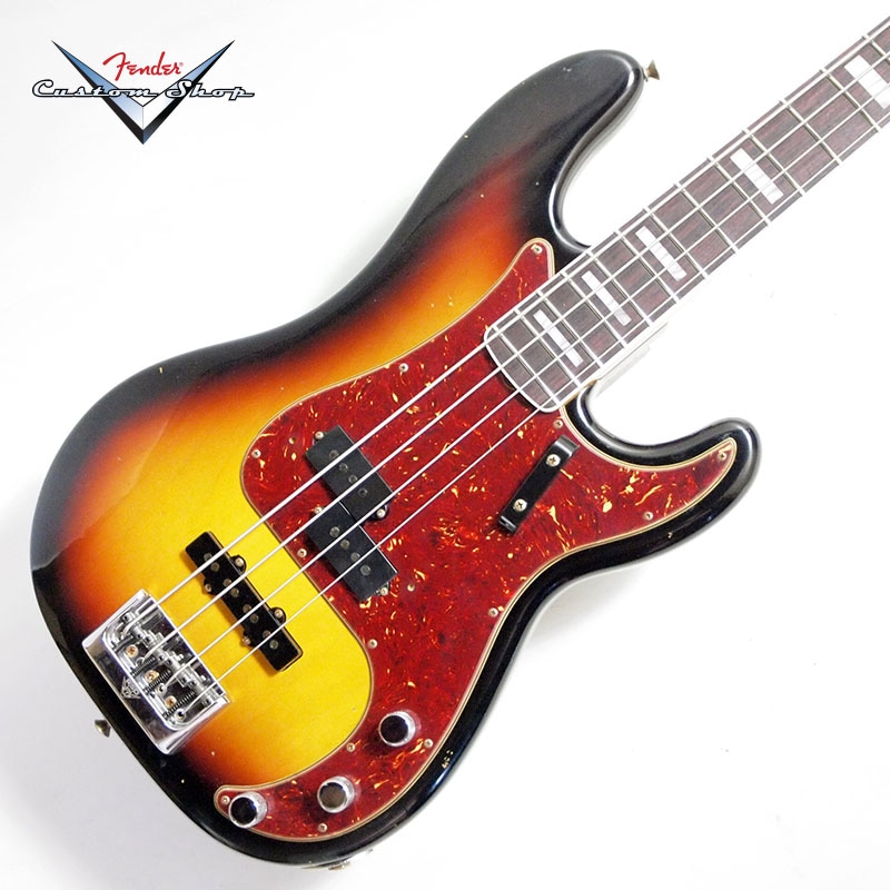 Fender Custom Shop Limited Edition P Bass Special Journeyman Relic, Rosewood Fingerboard, 3-Color Sunburst  S/N CZ566600 4.14kg