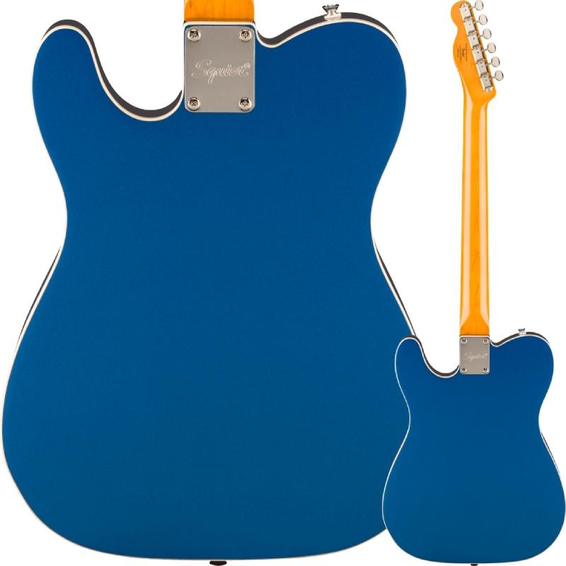 Squier by Fender Classic Vibe Custom Telecaster SH with Bigsby, Parchment Pickguard, Lake Placid Blue�ҥ����磻�䡼��