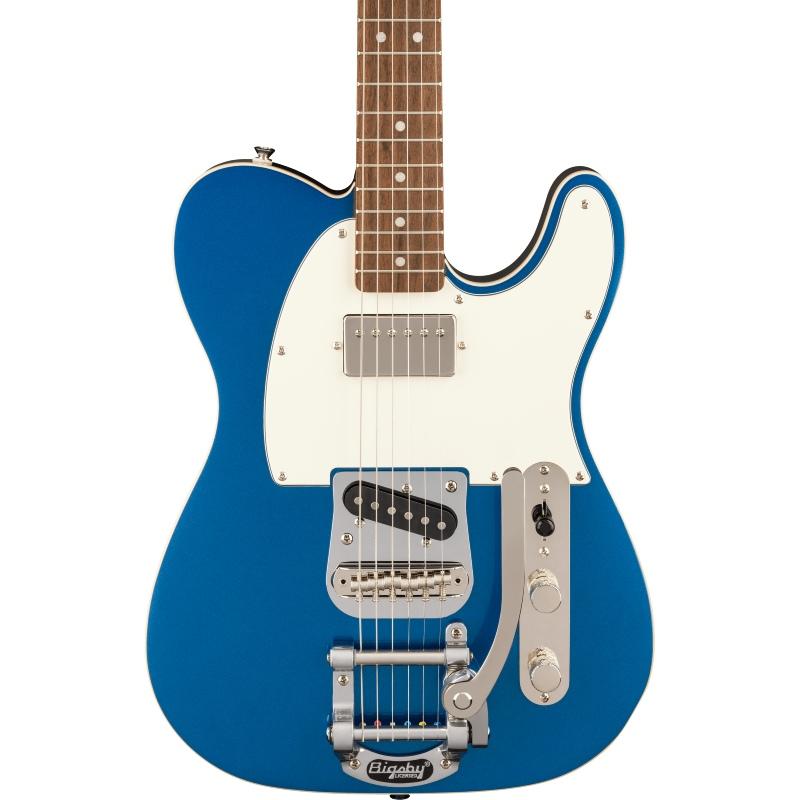 Squier by Fender Classic Vibe Custom Telecaster SH with Bigsby, Parchment Pickguard, Lake Placid Blue�ҥ����磻�䡼��
