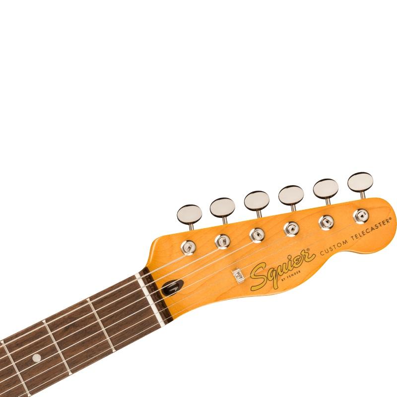 Squier by Fender Classic Vibe Custom Telecaster SH with Bigsby, Parchment Pickguard, Lake Placid Blue�ҥ����磻�䡼��