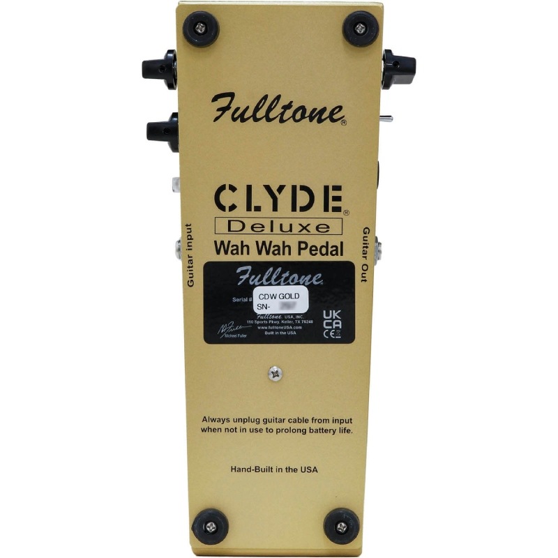 Fulltone CLYDE Deluxe Wah LTD GOLD �復�ڥ��� �ե�ȡ���