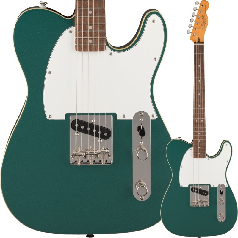 Squier by Fender Classic Vibe Custom Esquire, Laurel Fingerboard, Parchment Pickguard, Sherwood Green�ҥ����磻�䡼��