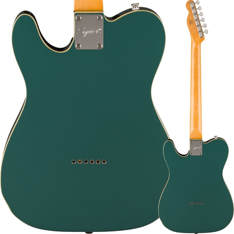 Squier by Fender Classic Vibe Custom Esquire, Laurel Fingerboard, Parchment Pickguard, Sherwood Green�ҥ����磻�䡼��