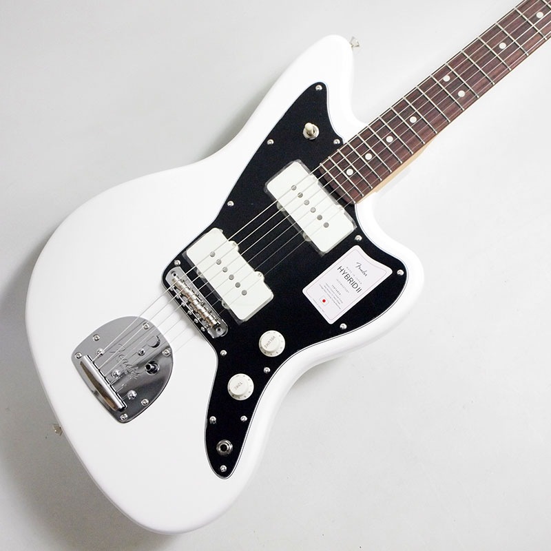 Fender Made in Japan Hybrid II Jazzmaster, Rosewood Fingerboard, Arctic White�ҥե����������ѥ��