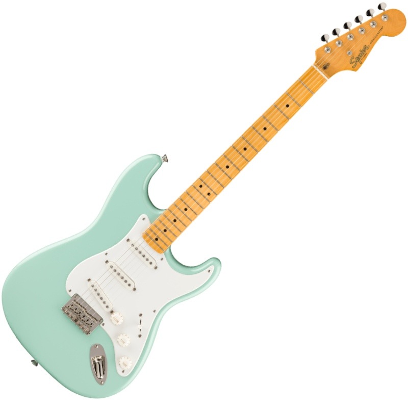 Squier by Fender Classic Vibe '50s Stratocaster HT, Maple Fingerboard, Parchment Pickguard, Surf Green�ҥ����磻����