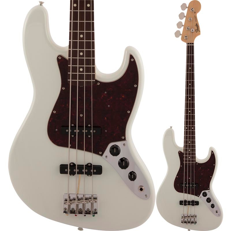 Fender Made in Japan Traditional 60s Jazz Bass, Rosewood Fingerboard, Olympic White�ҥե������JAPAN�ӡڥ��㥺�١�����