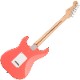 Squier by Fender Squier Sonic Stratocaster HSS, Maple Fingerboard, White Pickguard, Tahitian Coral�ҥ����磻�� �ե��������