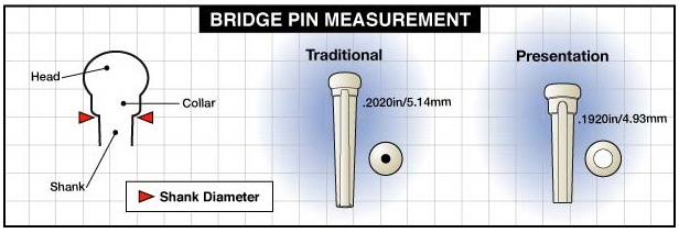 TUSQ/White bridge pins with 2mm black dot PP-1122-00�ҥ������ӡڥ֥�å��ԥ��