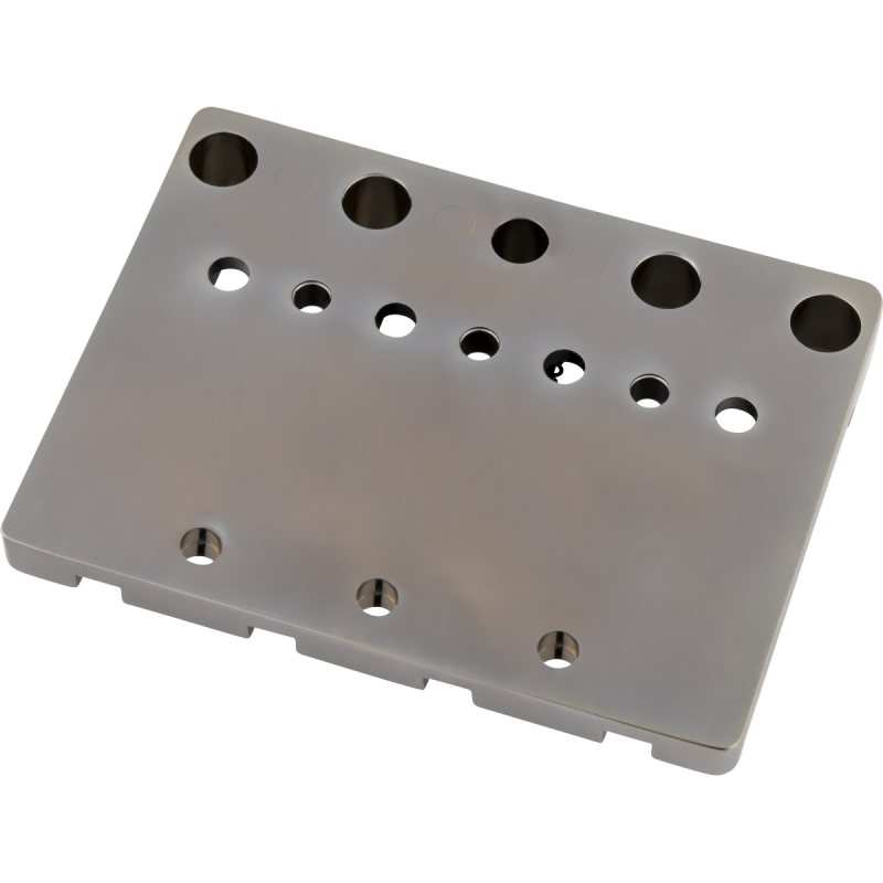 Fender Fender HiMass String-Through 4-String Bass Bridge Assembly With Brass Saddles, Black Chrome�ҥե��������