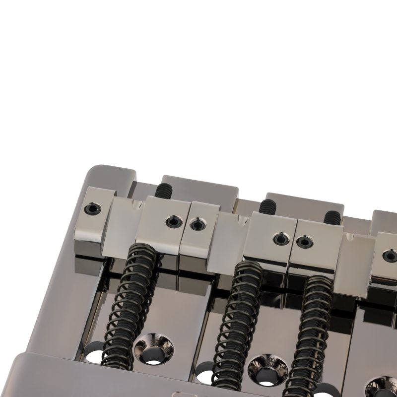 Fender Fender HiMass String-Through 4-String Bass Bridge Assembly With Brass Saddles, Black Chrome�ҥե��������