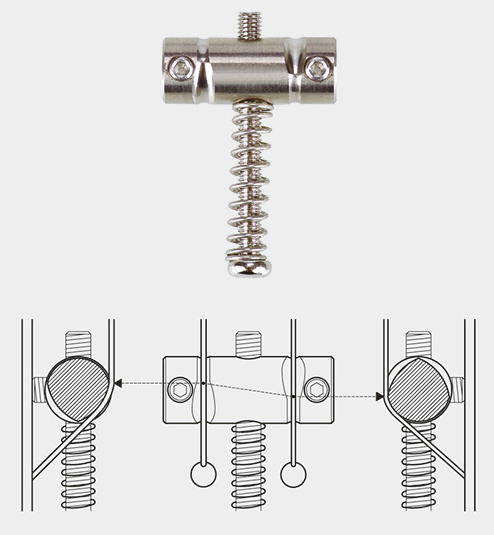 GOTOH Guitar Bridge "In-Tune" Titanium Saddle ��� Ti-TC1 Gold�ҥ��ȡ���