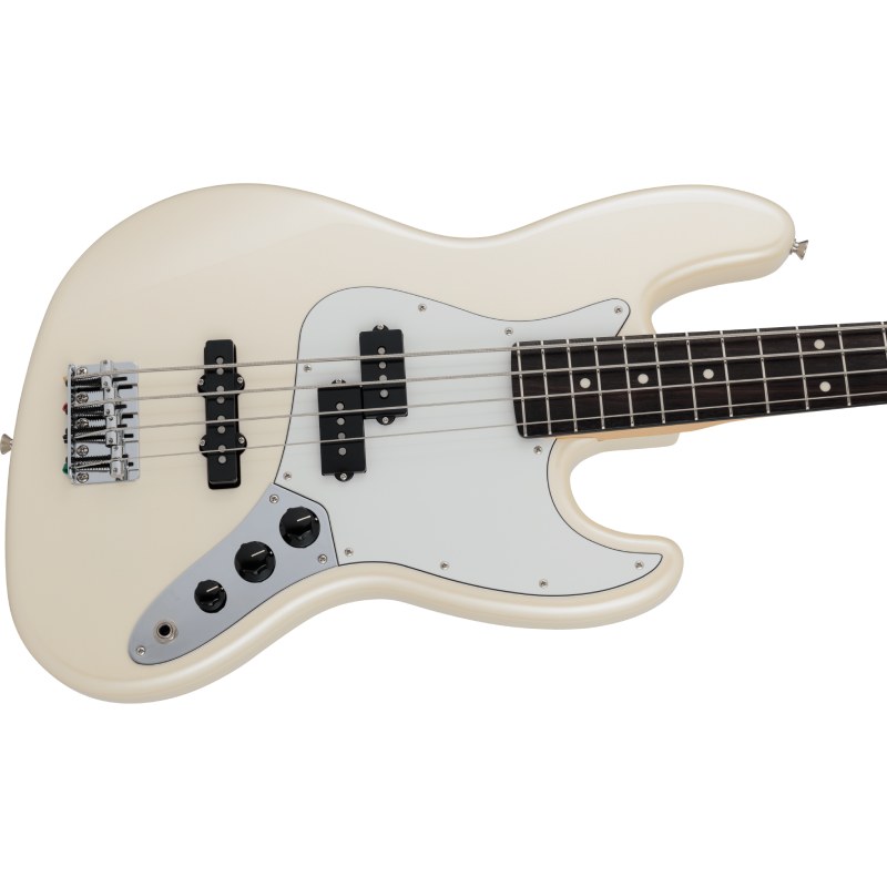 Fender 2024 Collection Made in Japan Hybrid II Jazz Bass PJ, Rosewood Fingerboard, Olympic Pearl 㥺١ҥե
