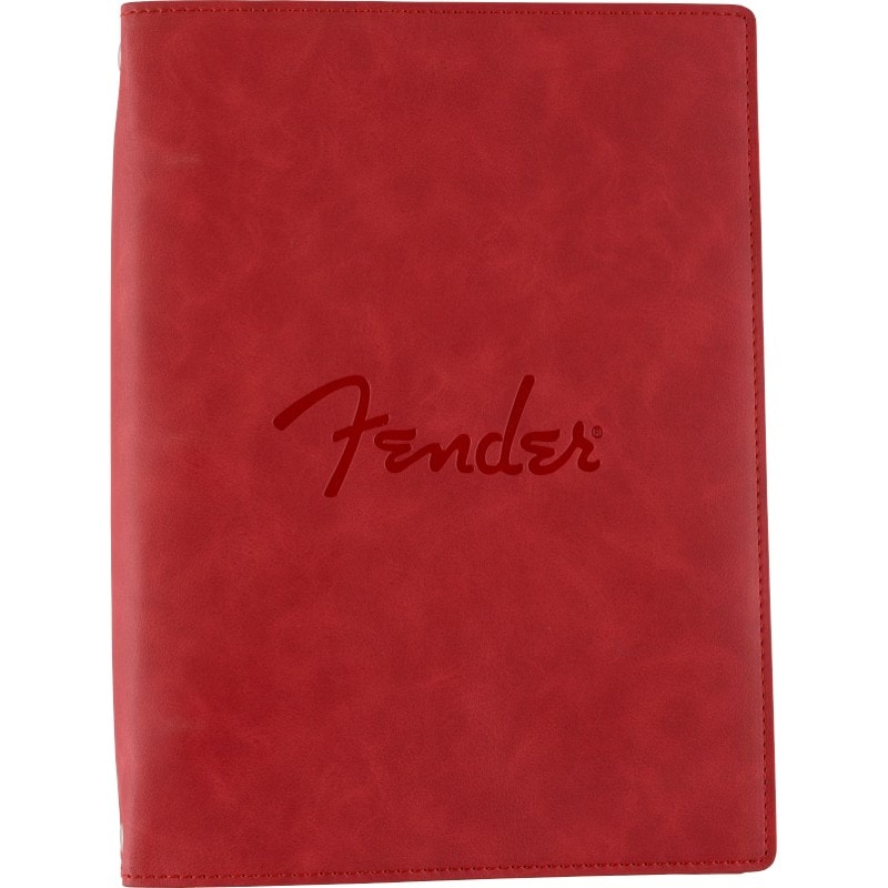Fender Vegan Leather Music Note Book, Dakota Red �Ρ��ȥ֥å��ҥե��������