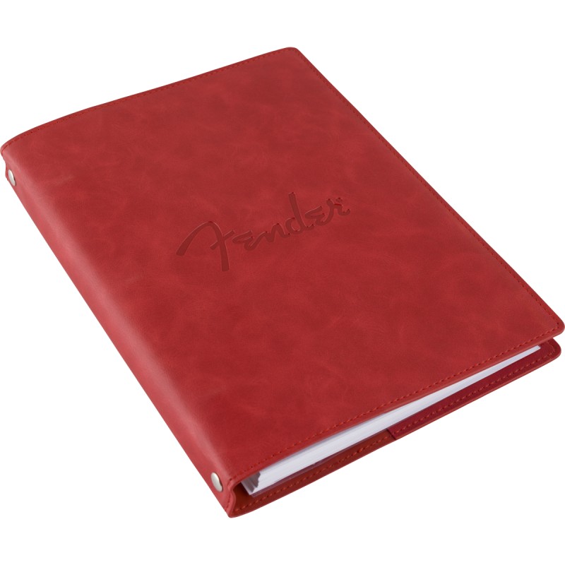 Fender Vegan Leather Music Note Book, Dakota Red �Ρ��ȥ֥å��ҥե��������