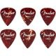Fender Aero Acrylic Picks, 6-count, 1.25mm �ԥå��ҥե��������