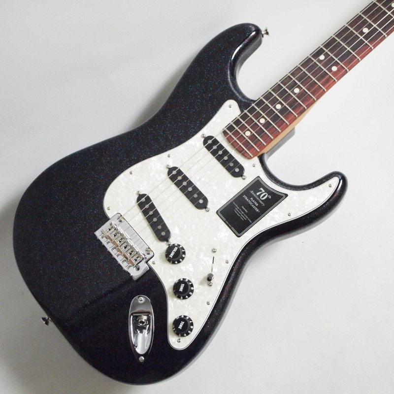 Fender  70th Anniversary Player Stratocaster, Rosewood Fingerboard, Nebula Noir�ڥե������MEX���ȥ�ȥ��㥹������
