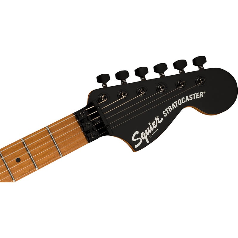 Squier by Fender Contemporary Stratocaster HH FR, Roasted Maple Fingerboard, Black Pickguard, Gunmetal Metallic�ڥ����磻�� �ե�������� 
