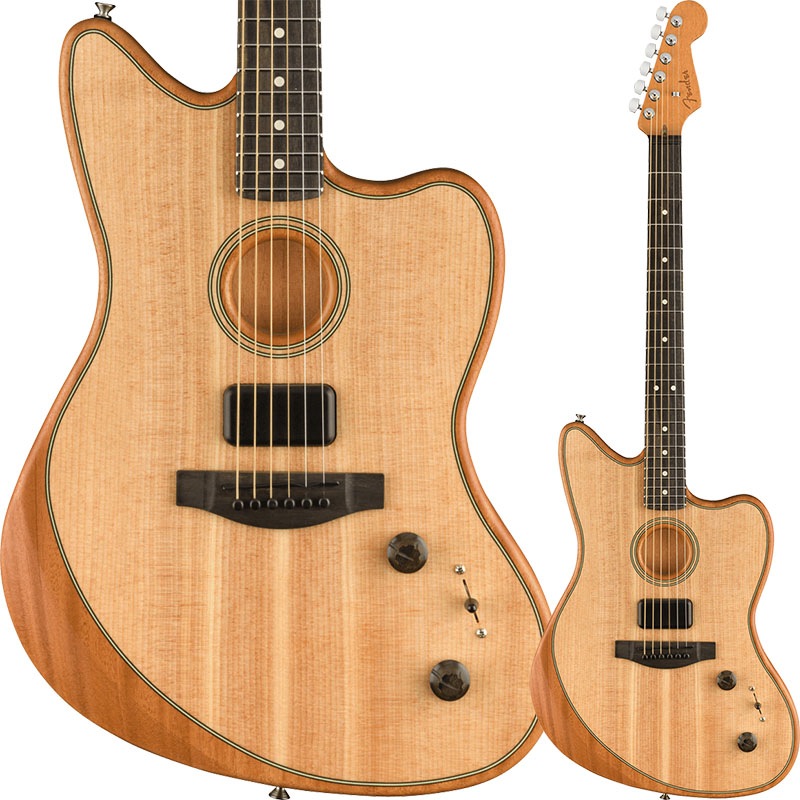 Fender American Acoustasonic Jazzmaster Natural�ҥե��������