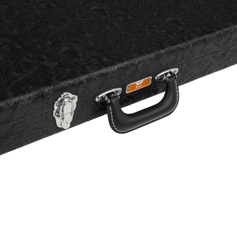 Fender Waylon Jennings Strat/Tele Case, Black Tooled Leather �ϡ��ɥ������ҥե��������