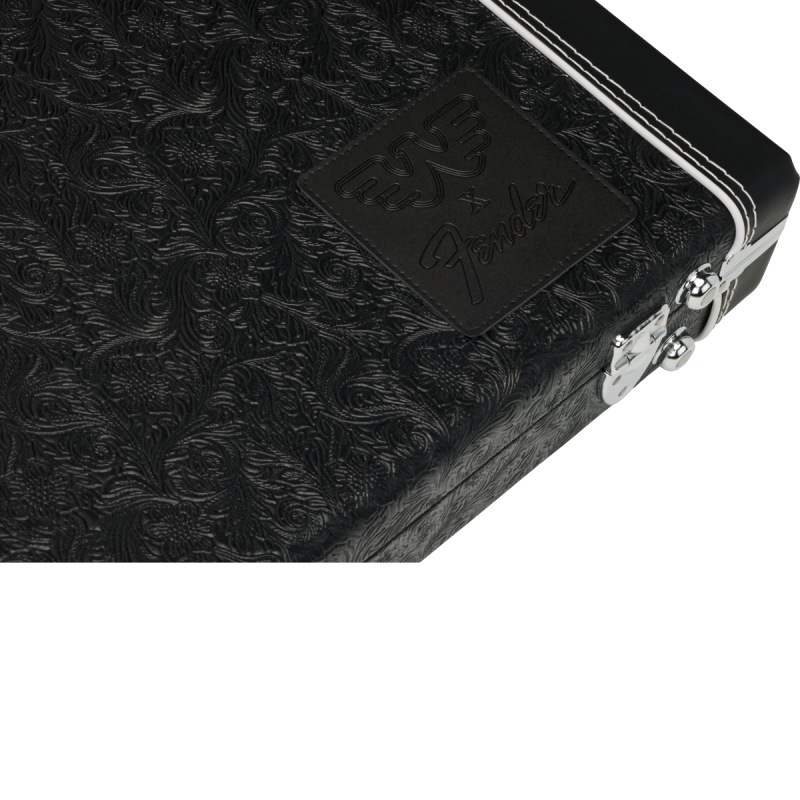 Fender Waylon Jennings Strat/Tele Case, Black Tooled Leather �ϡ��ɥ������ҥե��������