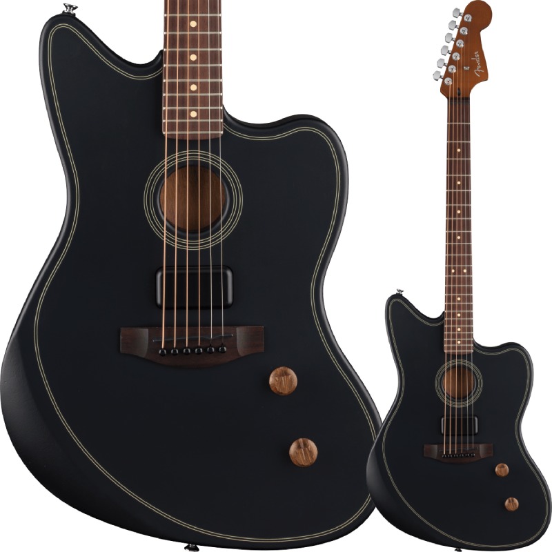 Fender Acoustasonic Standard Jazzmaster, Black�ҥե��������