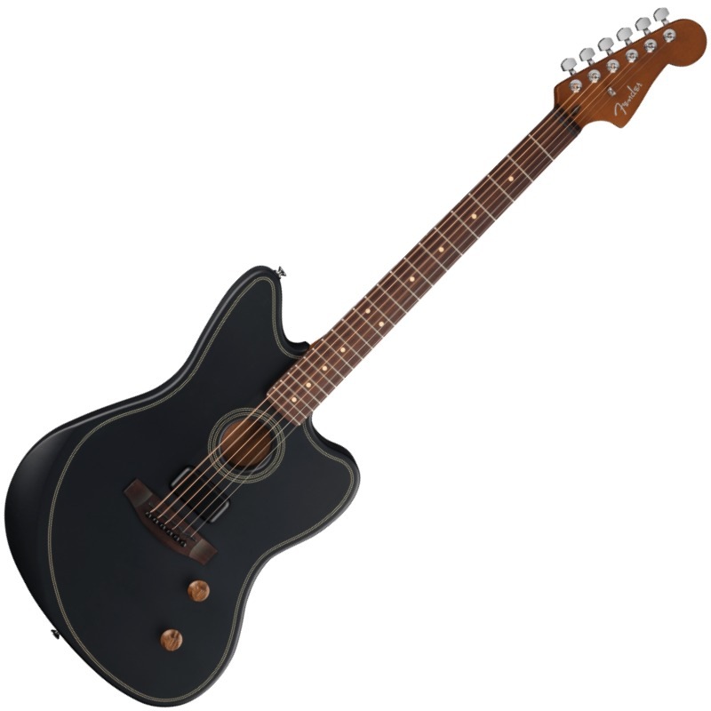 Fender Acoustasonic Standard Jazzmaster, Black�ҥե��������