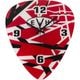 EVH Pick Shape Clock, Red/White/Black Stripes ���ǥ� ������ �إ���� �ɳݤ����� 