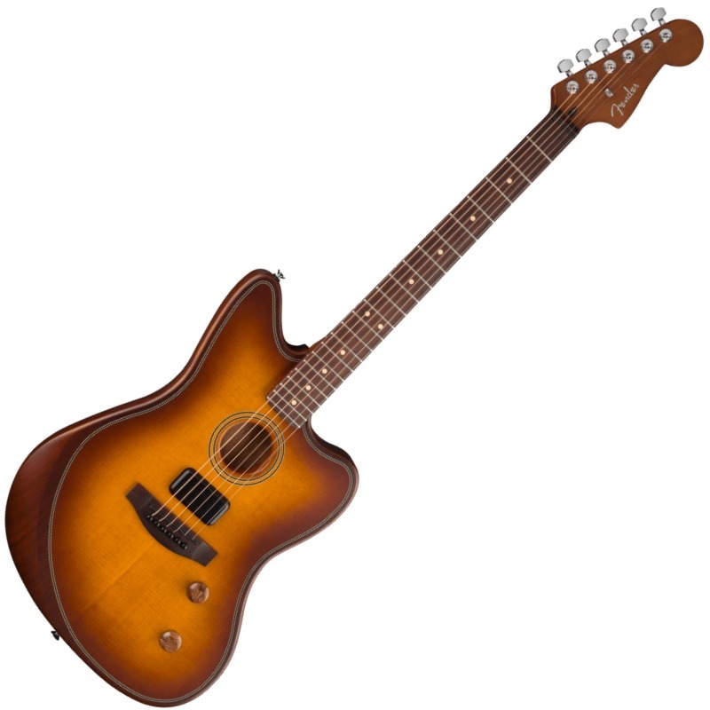 Fender Acoustasonic Standard Jazzmaster, Honey Burst�ҥե��������