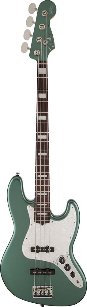 Fender/U2 Adam Clayton Jazz Bass&#174;, Rosewood Fingerboard, Sherwood Green Metallic U2ࡦ쥤ȥ ͥ㡼 㥺١ڥե