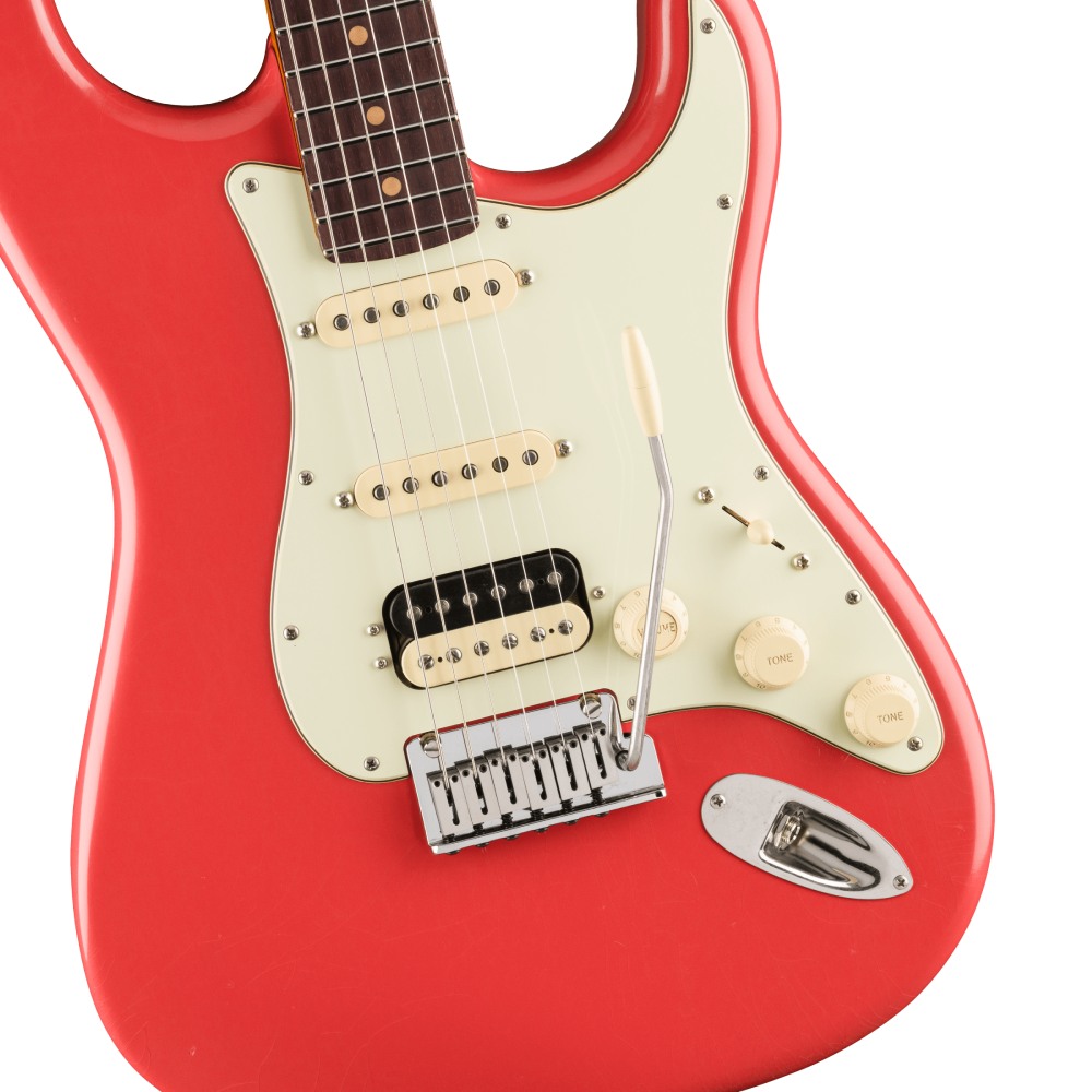 Fender American Ultra Luxe Vintage '60s Stratocaster HSS, Rosewood Fingerboard, Fiesta Red�ҥե������USA���ȥ�ȥ��㥹������