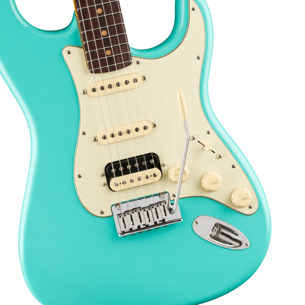 Fender American Ultra Luxe Vintage '60s Stratocaster HSS, Rosewood Fingerboard, Sea Foam Green�ҥե������USA���ȥ�ȥ��㥹������