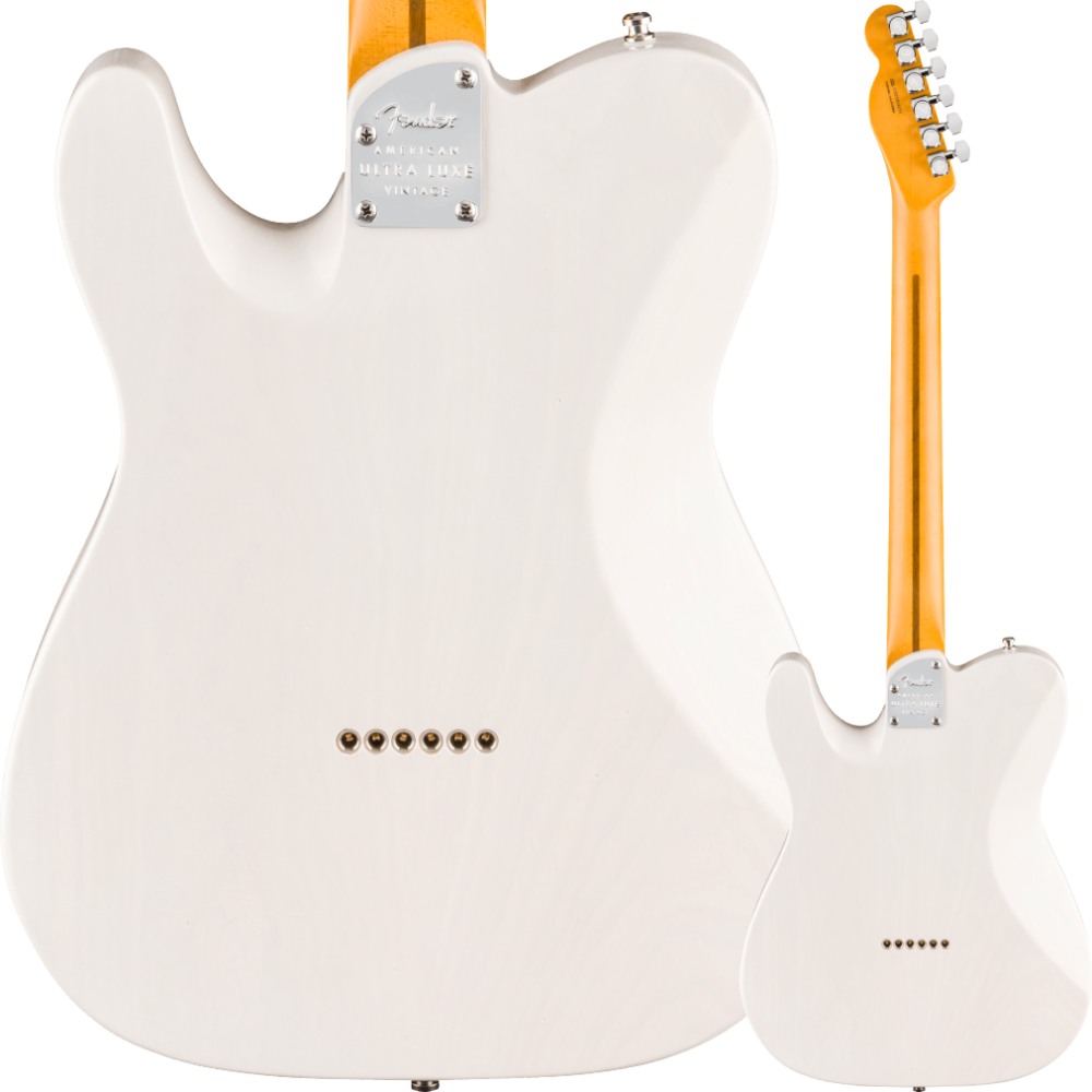 Fender American Ultra Luxe Vintage '50s Telecaster, Maple Fingerboard, White Blonde�ҥե������USA�ƥ쥭�㥹������