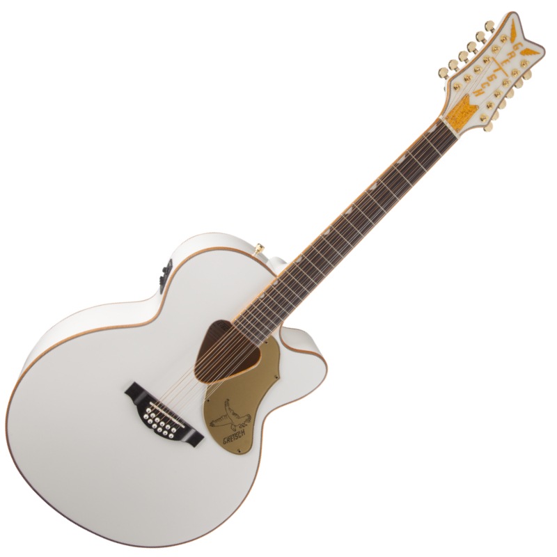 GRETSCH G5022CWFE-12 Rancher Falcon Jumbo 12-String Cutaway Electric, Fishman Pickup System, White 12�����쥢���ҥ���å���