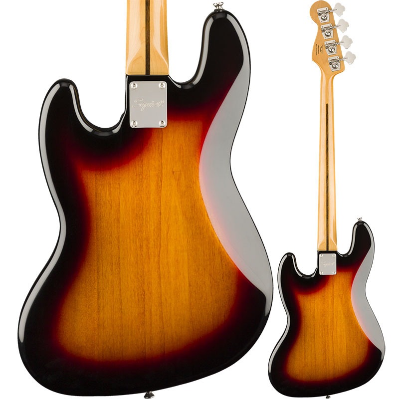 Squier by Fender Classic Vibe '60s Jazz Bass, Laurel Fingerboard, 3-Color Sunburstڥ磻䡼