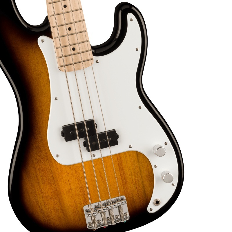 Squier by Fender Squier Sonic Precision Bass, Maple Fingerboard, White Pickguard, 2-Color Sunburst�ҥ����磻�䡼 �ե��������